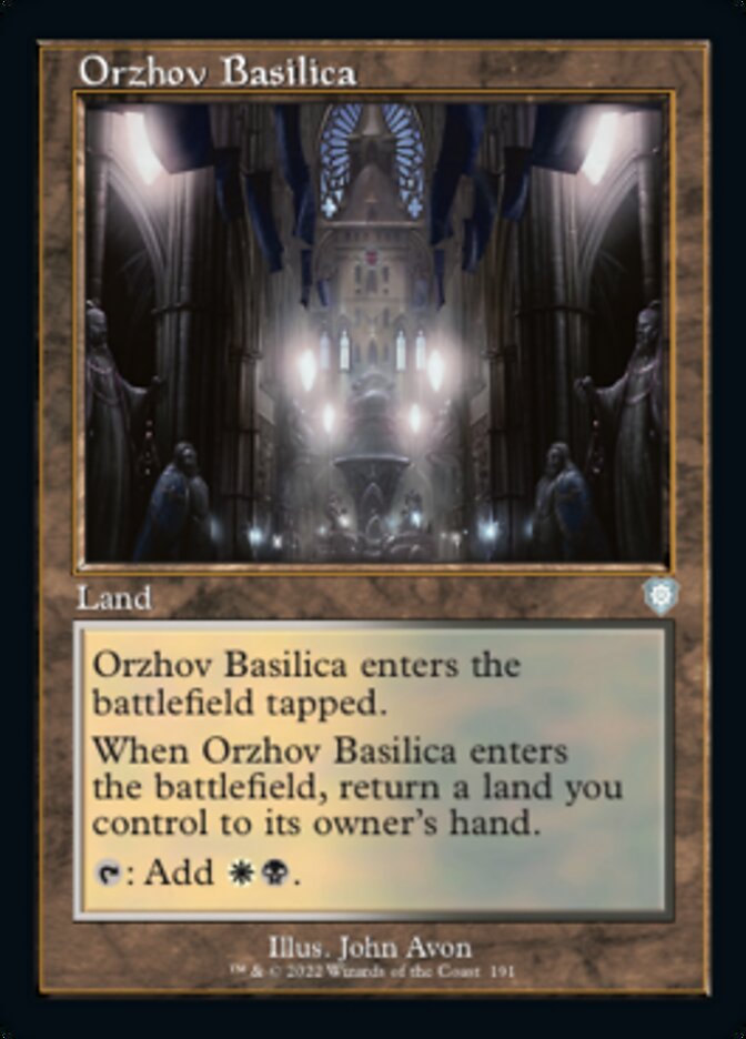 Orzhov Basilica (Retro) [The Brothers' War Commander] | Magic Magpie