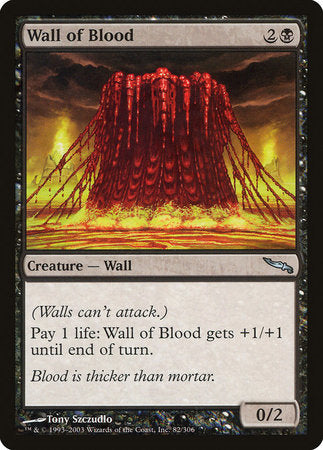 Wall of Blood [Mirrodin] | Magic Magpie