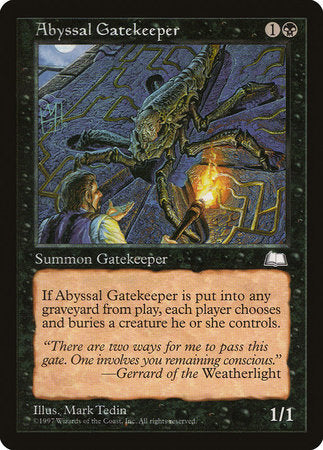 Abyssal Gatekeeper [Weatherlight] | Magic Magpie