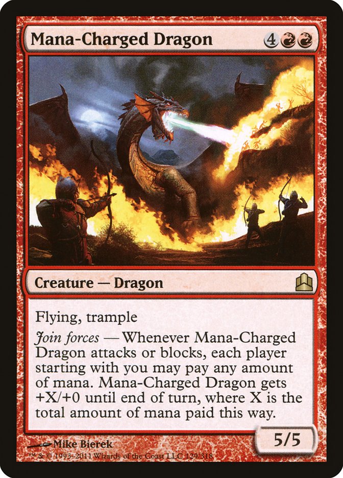 Mana-Charged Dragon [Commander 2011] | Magic Magpie