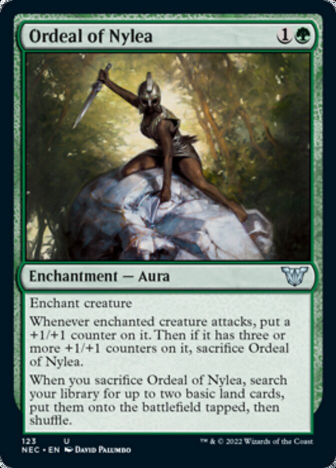 Ordeal of Nylea [Kamigawa: Neon Dynasty Commander] | Magic Magpie