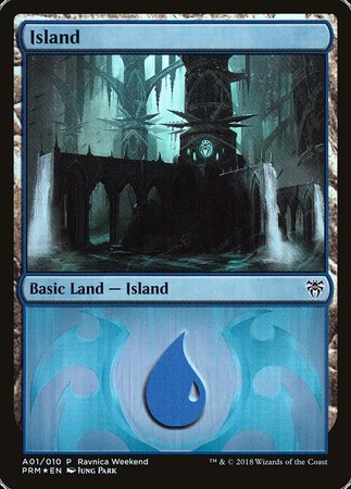 Island - Dimir (A01) [GRN Ravnica Weekend] | Magic Magpie