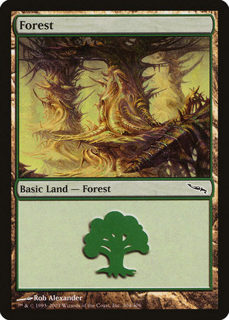 Forest (304) [Mirrodin] | Magic Magpie
