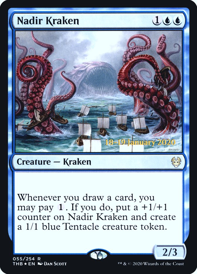 Nadir Kraken [Theros Beyond Death Prerelease Promos] | Magic Magpie