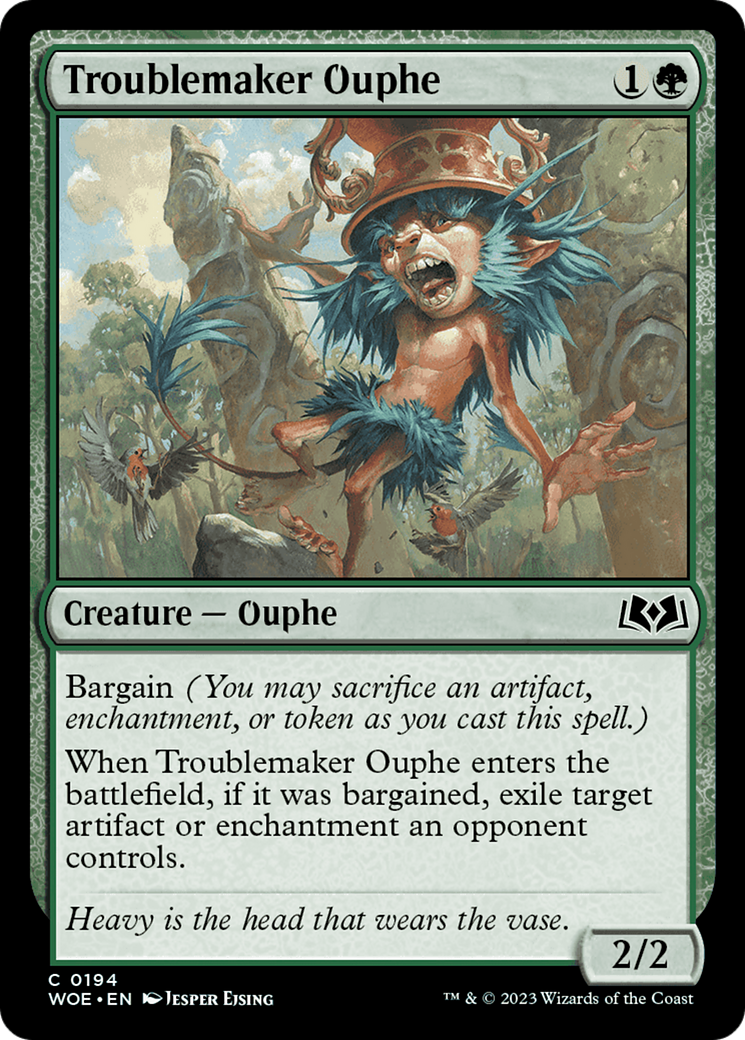 Troublemaker Ouphe [Wilds of Eldraine] | Magic Magpie