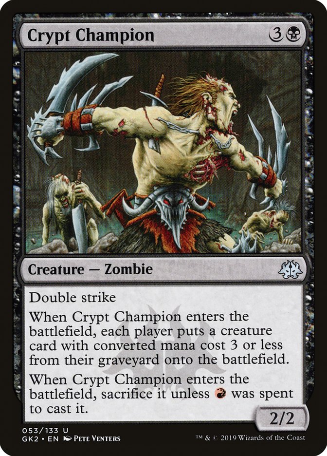 Crypt Champion [Ravnica Allegiance Guild Kit] | Magic Magpie