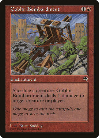 Goblin Bombardment [Tempest] | Magic Magpie