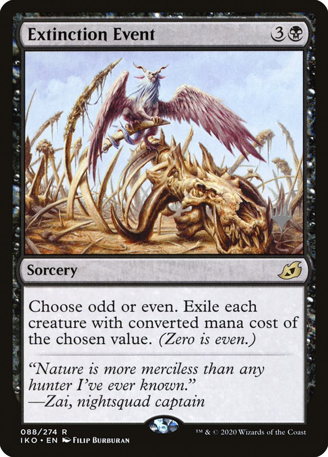 Extinction Event (Promo Pack) [Ikoria: Lair of Behemoths Promos] | Magic Magpie