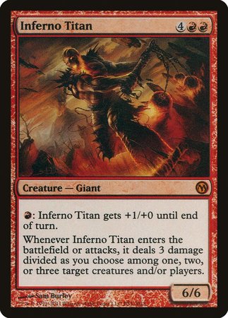 Inferno Titan [Duels of the Planeswalkers Promos 2011] | Magic Magpie