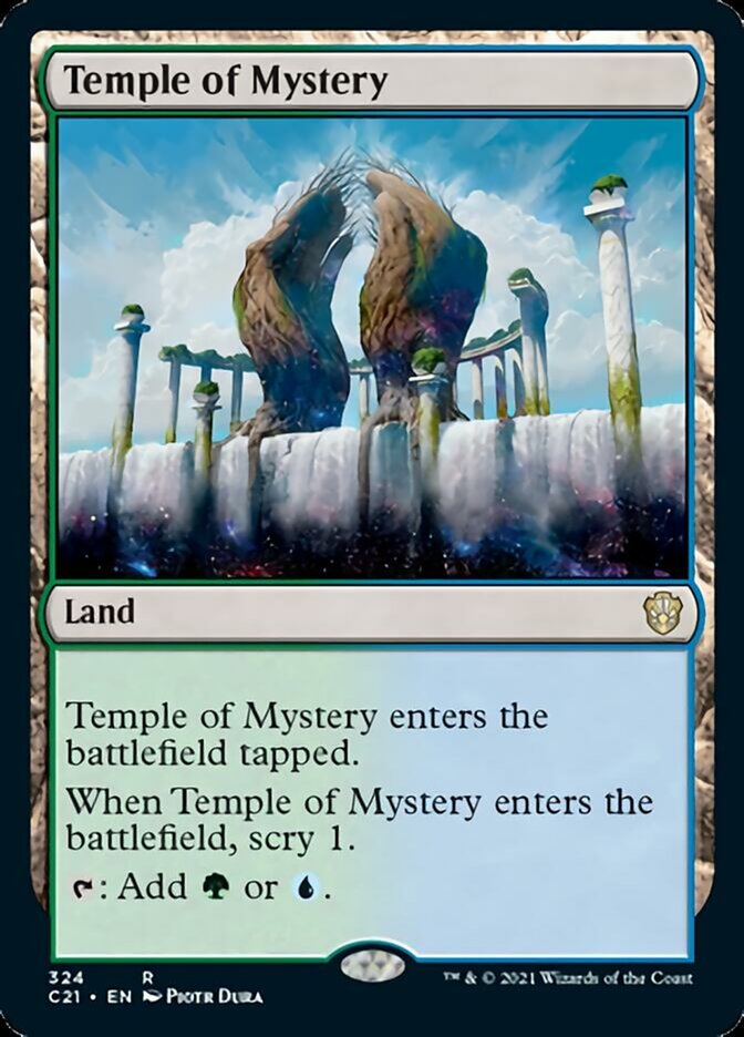 Temple of Mystery [Commander 2021] | Magic Magpie