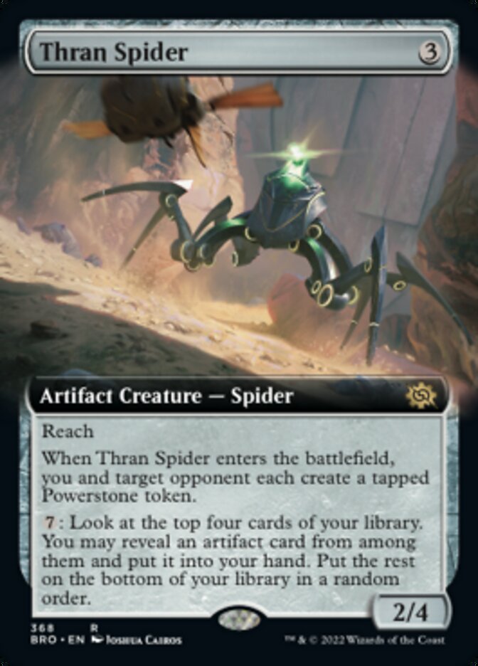 Thran Spider (Extended Art) [The Brothers' War] | Magic Magpie