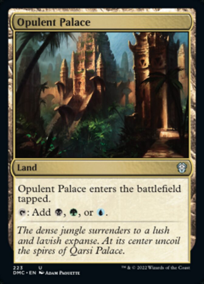 Opulent Palace [Dominaria United Commander] | Magic Magpie