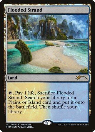 Flooded Strand [Nationals Promos] | Magic Magpie