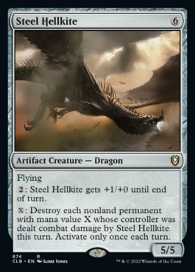 Steel Hellkite [Commander Legends: Battle for Baldur's Gate] | Magic Magpie