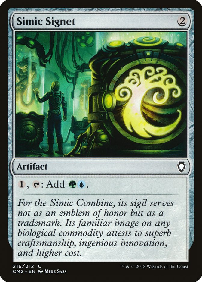 Simic Signet (216/312) [Commander Anthology Volume II] | Magic Magpie