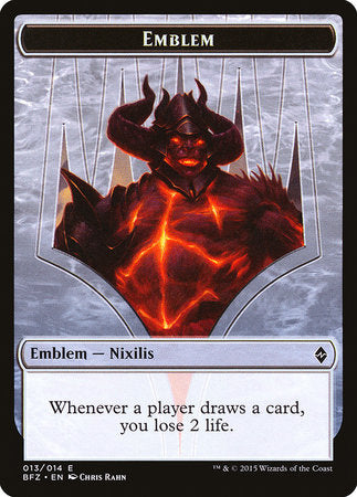 Emblem - Ob Nixilis Reignited [Battle for Zendikar Tokens] | Magic Magpie