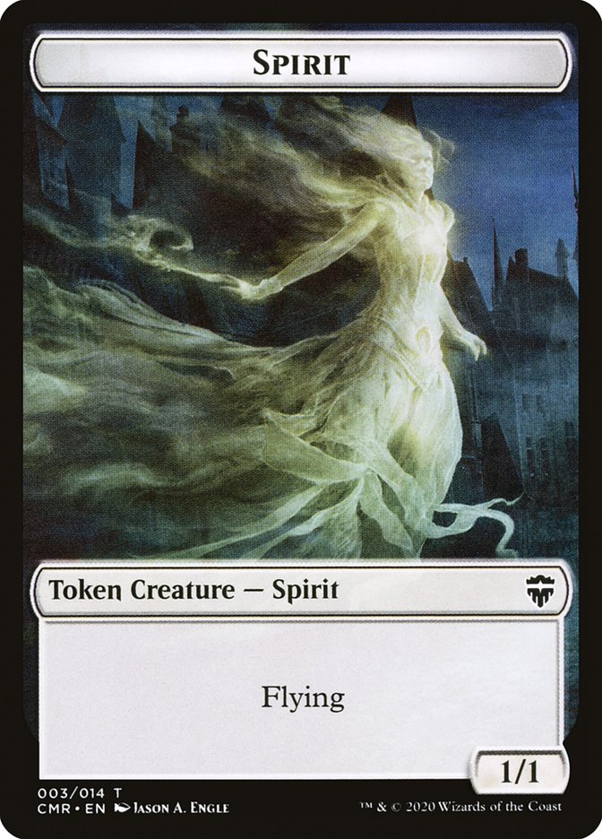 Spirit Token [Commander Legends Tokens] | Magic Magpie