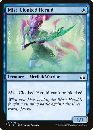 Mist-Cloaked Herald [Rivals of Ixalan] | Magic Magpie