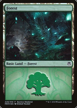 Forest - Golgari (A06) [GRN Ravnica Weekend] | Magic Magpie
