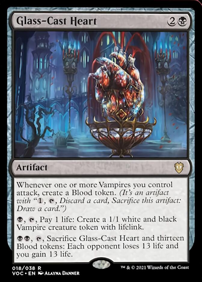 Glass-Cast Heart [Innistrad: Crimson Vow Commander] | Magic Magpie