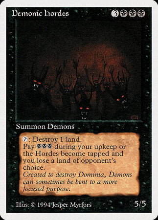 Demonic Hordes [Summer Magic / Edgar] | Magic Magpie