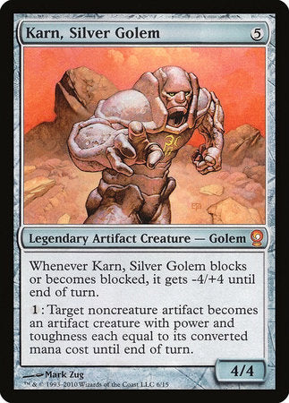 Karn, Silver Golem [From the Vault: Relics] | Magic Magpie