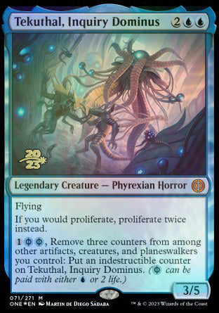 Tekuthal, Inquiry Dominus [Phyrexia: All Will Be One Prerelease Promos] | Magic Magpie