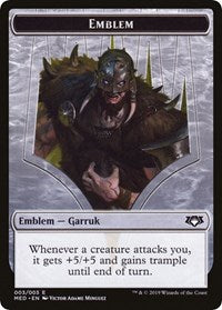 Emblem - Garruk, Apex Predator [Mythic Edition: War of the Spark] | Magic Magpie