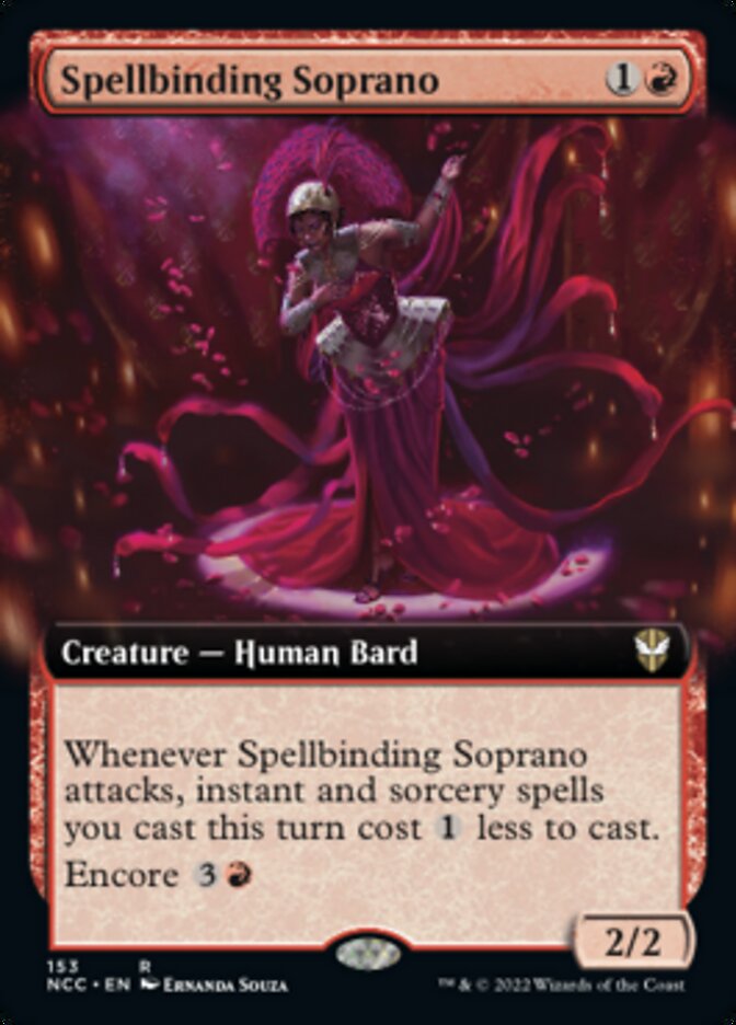 Spellbinding Soprano (Extended Art) [Streets of New Capenna Commander] | Magic Magpie