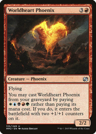 Worldheart Phoenix [Modern Masters 2015] | Magic Magpie