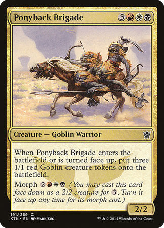 Ponyback Brigade [Khans of Tarkir] | Magic Magpie