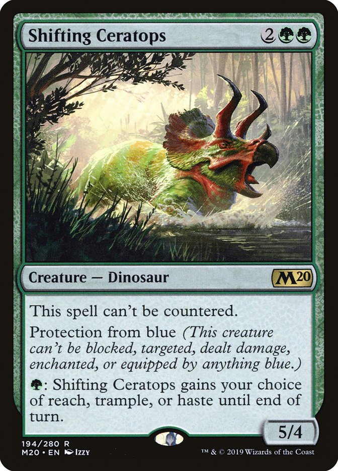 Shifting Ceratops [Core Set 2020] | Magic Magpie