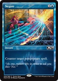 Negate [Promo Pack: Core Set 2020] | Magic Magpie