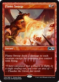 Flame Sweep [Promo Pack: Core Set 2020] | Magic Magpie