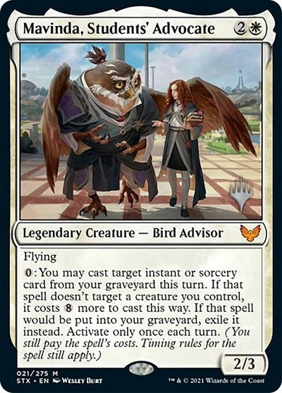 Mavinda, Students' Advocate (Promo Pack) [Strixhaven: School of Mages Promos] | Magic Magpie