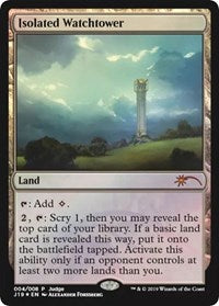 Isolated Watchtower [Judge Promos] | Magic Magpie