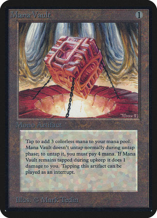 Mana Vault [Limited Edition Alpha] | Magic Magpie