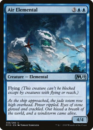 Air Elemental [Core Set 2019] | Magic Magpie