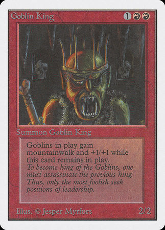 Goblin King [Unlimited Edition] | Magic Magpie