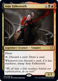 Anje Falkenrath (Commander 2019) [Oversize Cards] | Magic Magpie