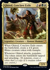 Ghired, Conclave Exile (Commander 2019) [Oversize Cards] | Magic Magpie