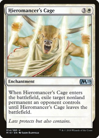 Hieromancer's Cage [Core Set 2019] | Magic Magpie