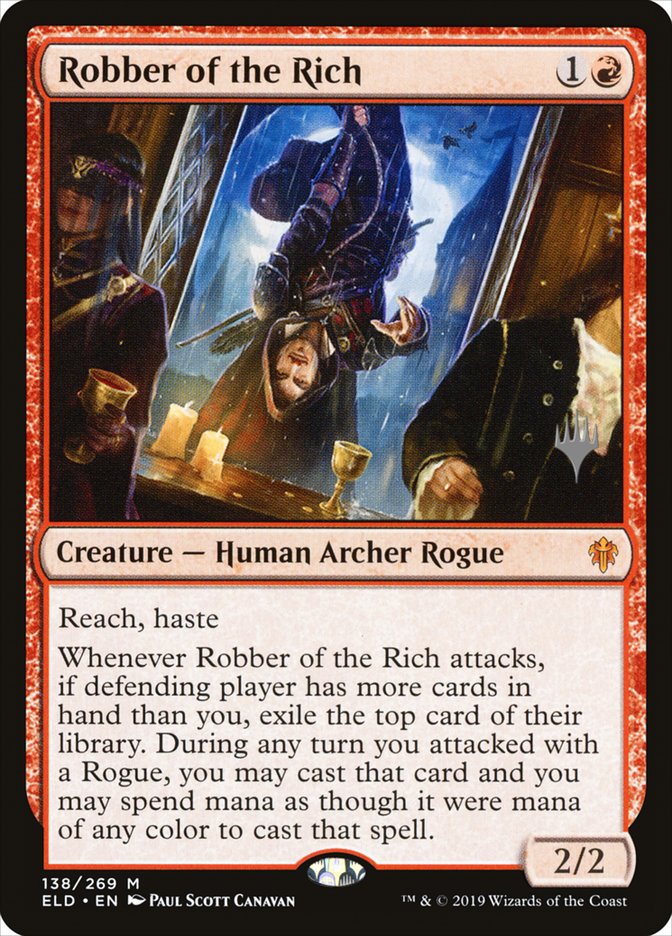 Robber of the Rich (Promo Pack) [Throne of Eldraine Promos] | Magic Magpie