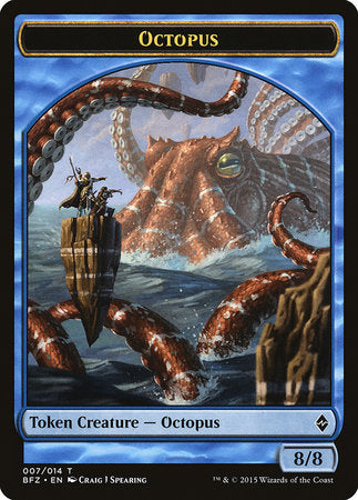 Octopus Token [Battle for Zendikar Tokens] | Magic Magpie