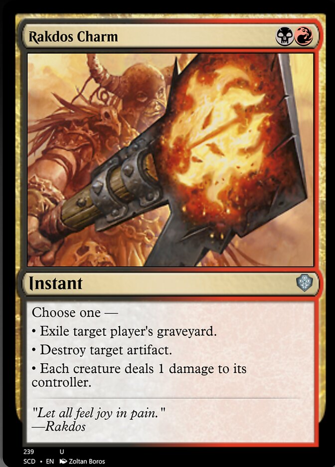 Rakdos Charm [Starter Commander Decks] | Magic Magpie