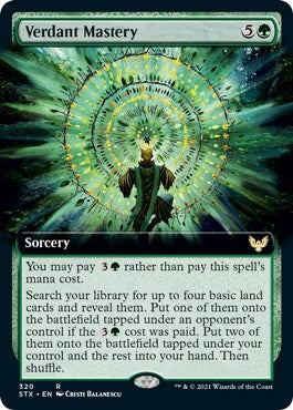 Verdant Mastery (Extended) [Strixhaven: School of Mages] | Magic Magpie