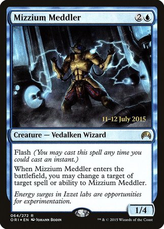 Mizzium Meddler [Magic Origins Promos] | Magic Magpie