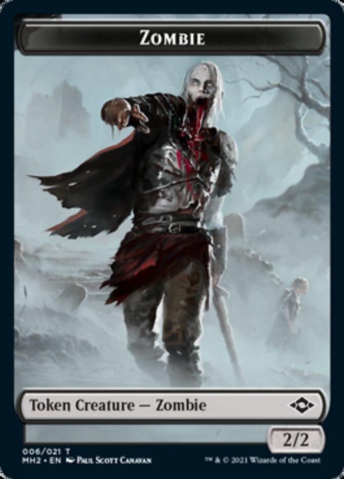 Zombie Token [Modern Horizons 2 Tokens] | Magic Magpie