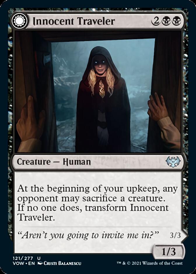 Innocent Traveler // Malicious Invader [Innistrad: Crimson Vow] | Magic Magpie