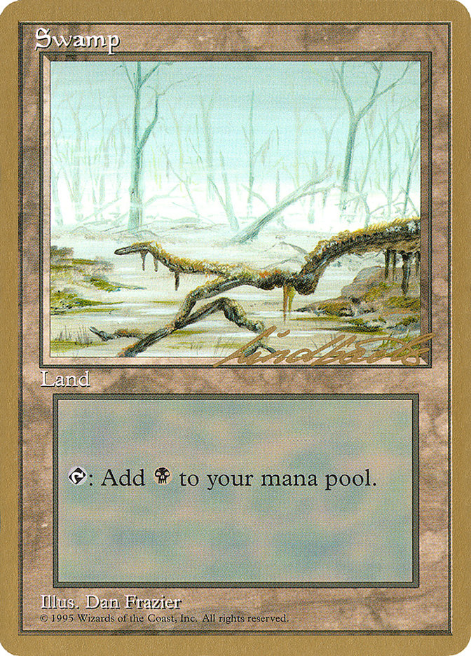 Swamp (ll372) (Leon Lindback) [Pro Tour Collector Set] | Magic Magpie